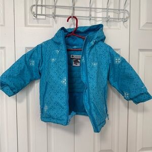 2T Columbia Blue Winter Coat